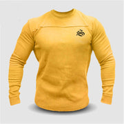 Men Long-Sleeved Fitness Sweater