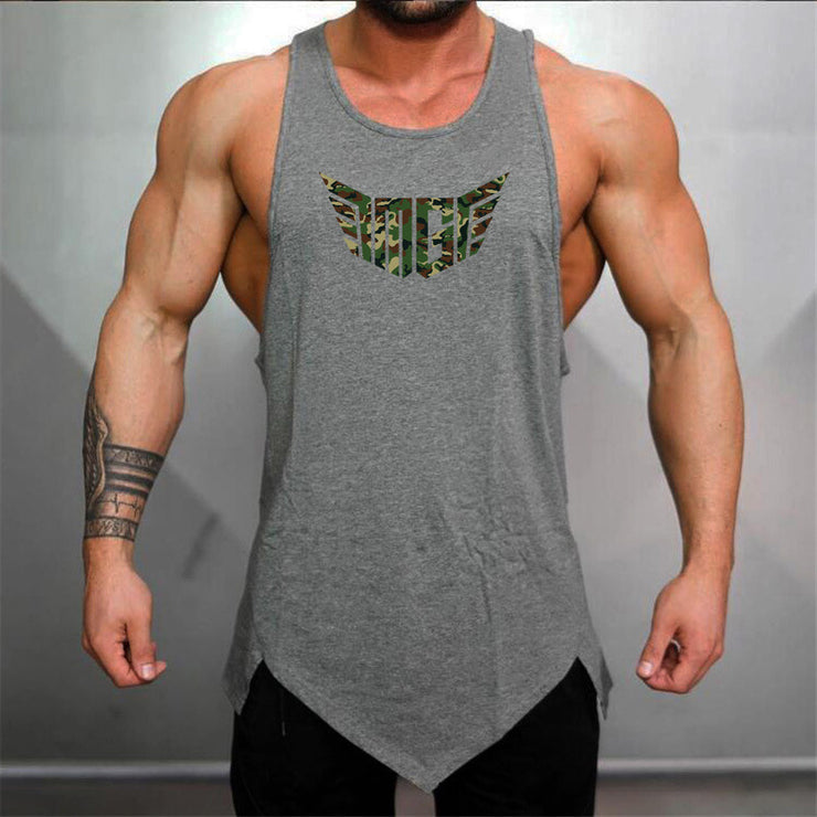 Camouflage Muscle Sports Fitness Vest