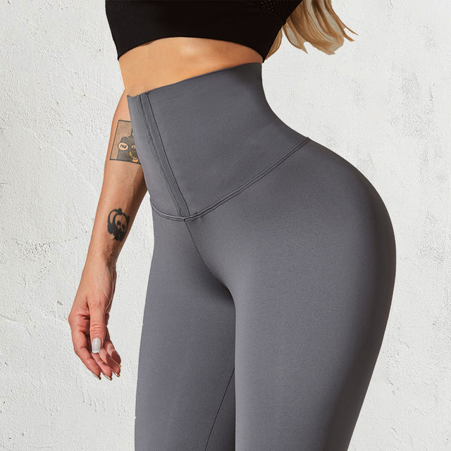 Women Slim Black Sportswear Leggings