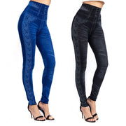 Imitation Denim Legging