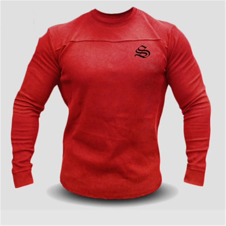 Men Long-Sleeved Fitness Sweater