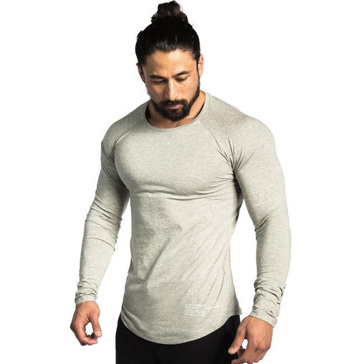 Men Long Sleeves Fitness Tees