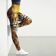 Animal  Pants Gym Wear Bodysuit