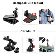 Sports Camera Accessories Nine Piece Set