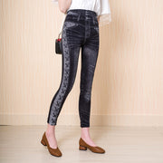 Imitation Denim Legging