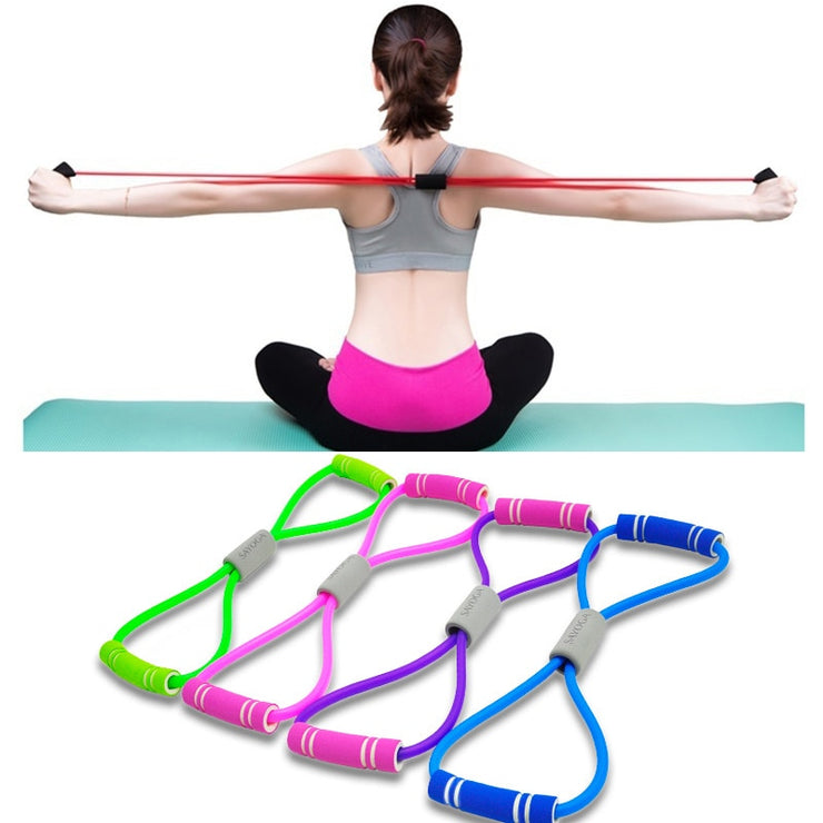 Yoga & Fitness Rubber Elastic Bands