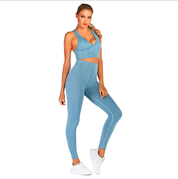 Avesa™ Tight-fitting Hip Yoga Pants and Sports Bra Set