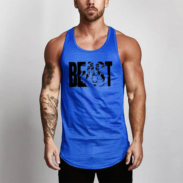 Men Fitness Muscle Top Vest Shirts