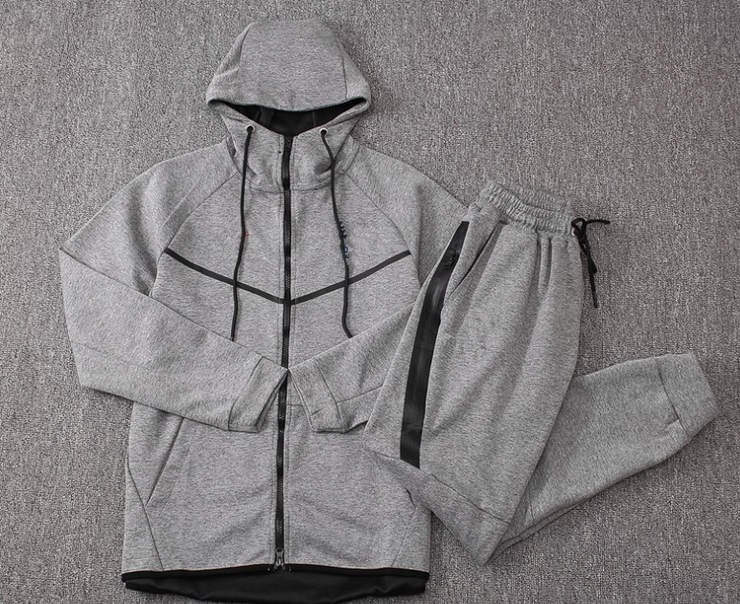 Running Fitness Tracksuit Gray