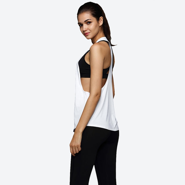 Sleeveless & Backless Sports Top