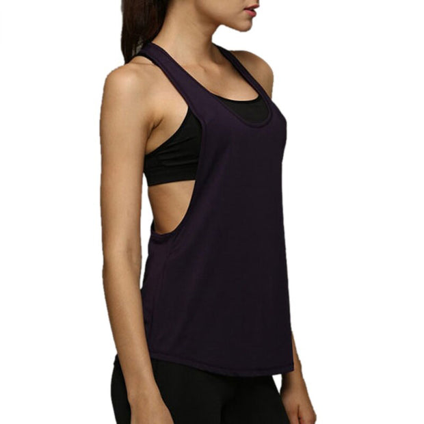 Sleeveless & Backless Sports Top