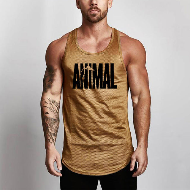 Men Fitness Muscle Top Vest Shirts