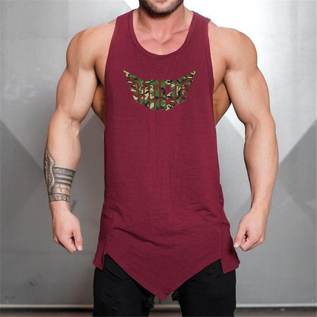 Camouflage Muscle Sports Fitness Vest