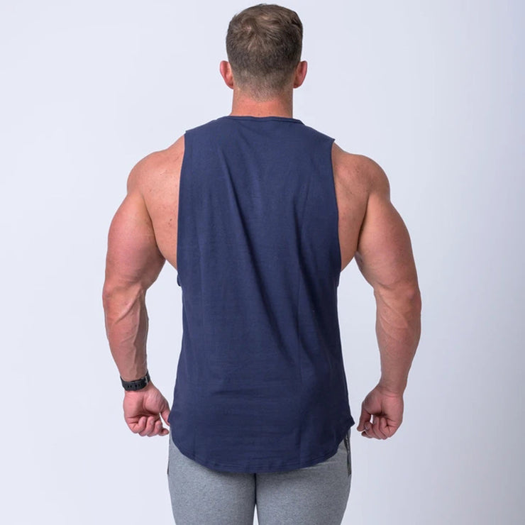 Men Sports Fitness Sleeveless T-Shirts