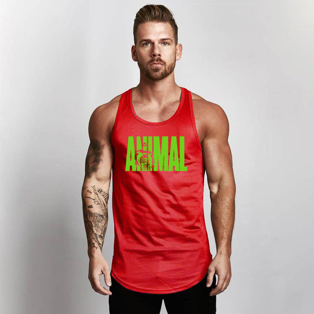 Men Fitness Muscle Top Vest Shirts