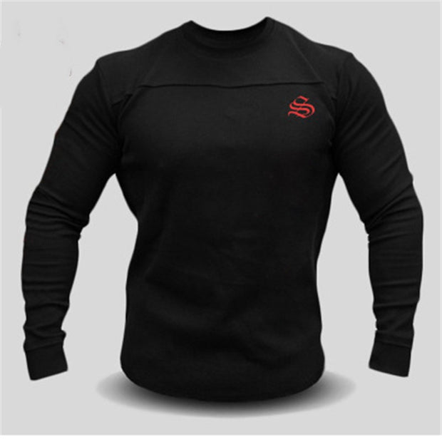 Men Long-Sleeved Fitness Sweater