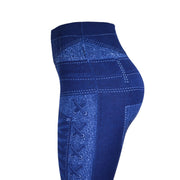 Imitation Denim Legging