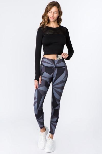 Avesa™ Rise Geo Print Workout Leggings