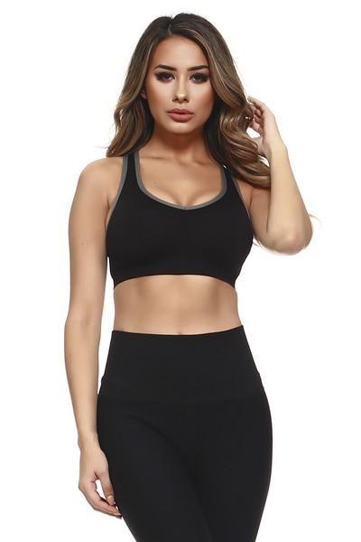 Avesa™ Sports Bra with Cut Out Detail on Back (4 Colors)