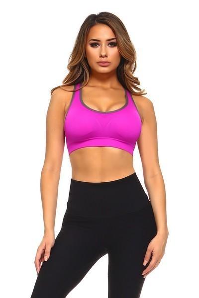 Avesa™ Sports Bra with Cut Out Detail on Back (4 Colors)