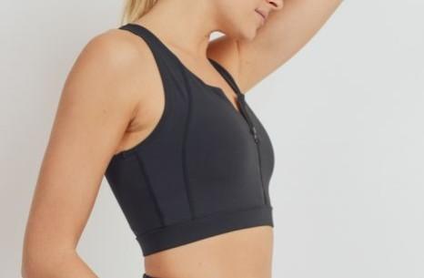 Avesa™ Eco-friendly Zip Front Sports Bra