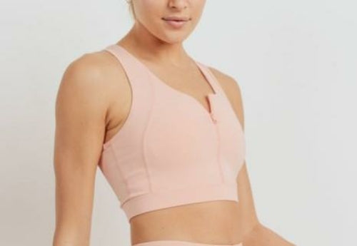 Avesa™ Eco-friendly Zip Front Sports Bra