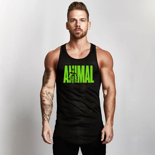 Men Fitness Muscle Top Vest Shirts