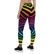 Avesa™ Rainbow Zebra Stripes Leggings