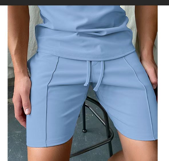 Solid Color Fitness Shorts